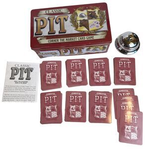 Classic Pit Card Game "A FAVORITE SINCE 1904" VERY RARE Tin  Card Game